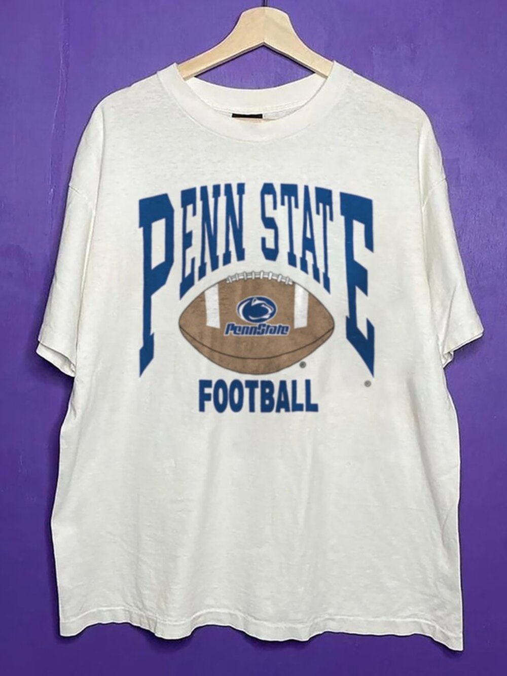 Vintage 90s Penn State Nittany Lions Crewneck Big Logo Shirt, Football Shirt Tee